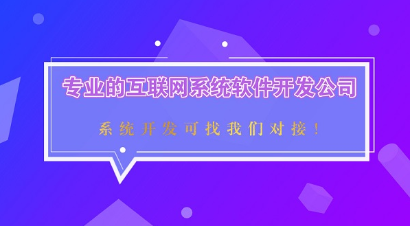 互联网软件系统开发公司