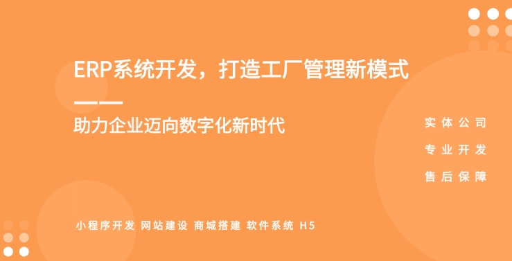 erp系统开发